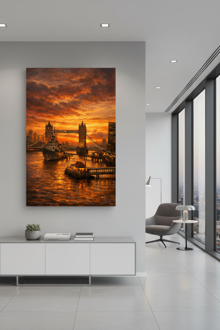 Tower Bridge · Corporate Office Mockup