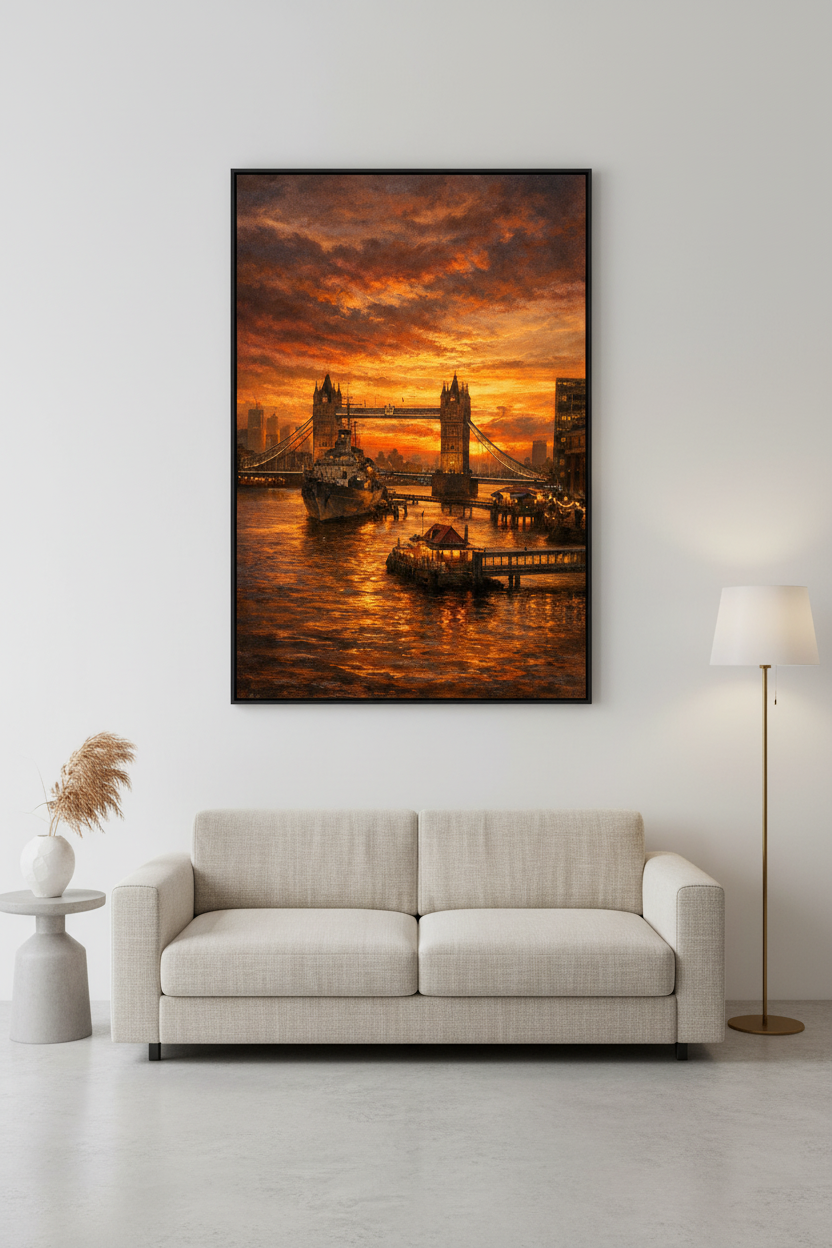 Tower Bridge · Home Interior Mockup